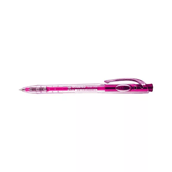 Golyóstoll Stabilo Liner 308 F 0,38 mm rózsa