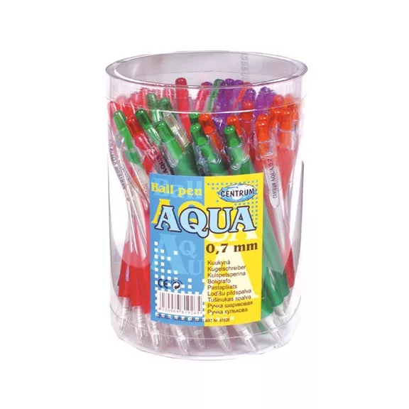 Golyóstoll Centrum Aqua 0,7 mm vegyes