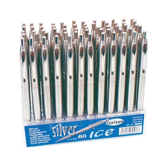 Golyóstoll Centrum Silver Ice 0,7 mm kék
