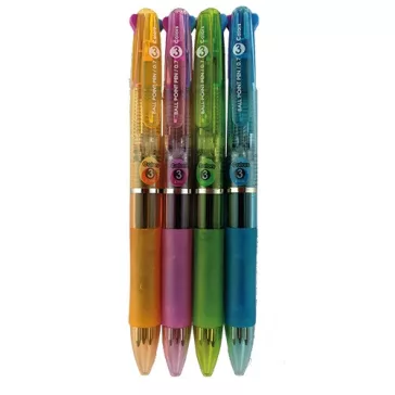   Golyóstoll Tenfon 3 Colors 0,7 mm három színű vegyes eldobható