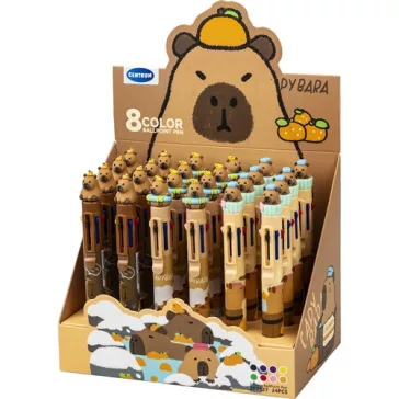 Golyóstoll CAPYBARA 0,5 mm 8 színű