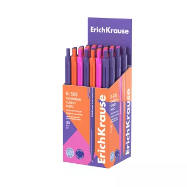   Golyóstoll ErichKrause R-301 Matic Caribbean Sunset 0.7 mm kék vegyes színek