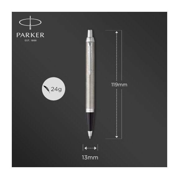 Golyóstoll Parker Royal IM Essential rozsdamentes acél, ezüst klipsz 2143631