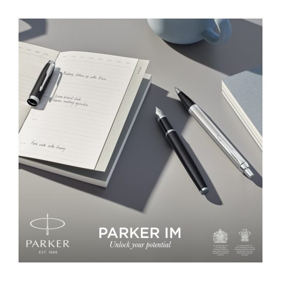 Golyóstoll Parker Royal IM Essential matt fekete, ezüst klipsz 2143632