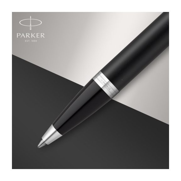 Golyóstoll Parker Royal IM Essential matt fekete, ezüst klipsz 2143632