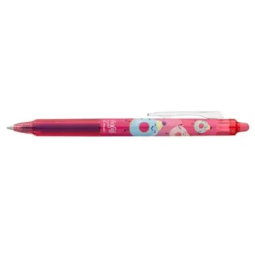   Roller Pilot Frixion Clicker Fancy 0.7 mm Coral pink kék írás radírozható