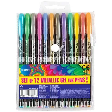   Zselés toll Centrum Metallic 1,0 mm 12 db-os klt. újratölthető