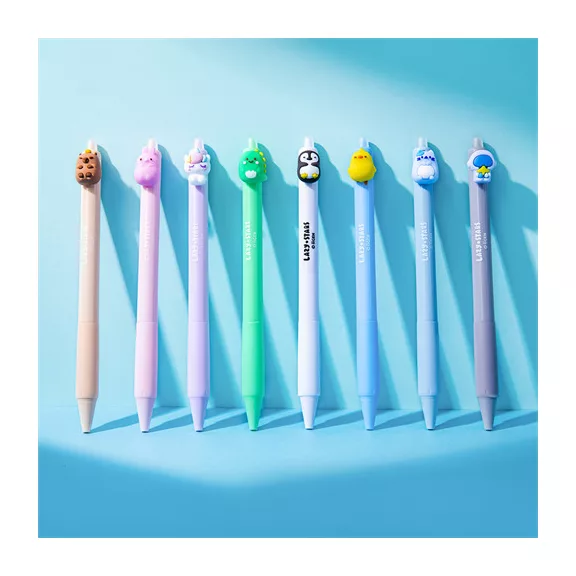 Zselés toll Lazy Stars 0,5 mm radírozható vegyes színek és minták 48 db/display Zselés toll Lazy Stars 0,5 mm radírozható vegyes színek és minták 48 db/display