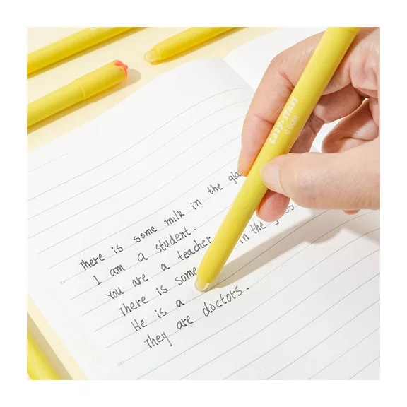 Zselés toll Lazy Stars kupakos 0,5 mm radírozható kakas fekete betéttel