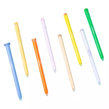   Zselés toll Lazy Stars kupakos 0,5 mm radírozható vegyes színek és minták 192 db/display
