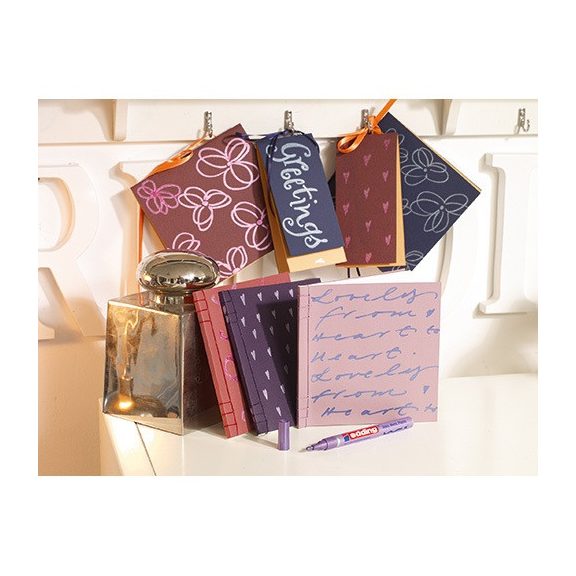 Lakkmarker Edding 751 metállila