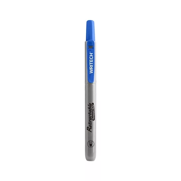 Marker Writech Click permanent kék