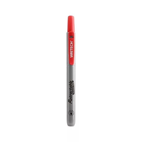 Marker Writech Click permanent piros