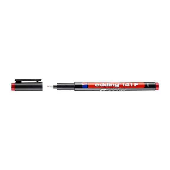 Marker Edding 141 F OHP permanent piros