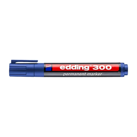 Marker Edding 300 permanent kék