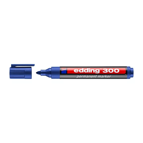 Marker Edding 300 permanent kék