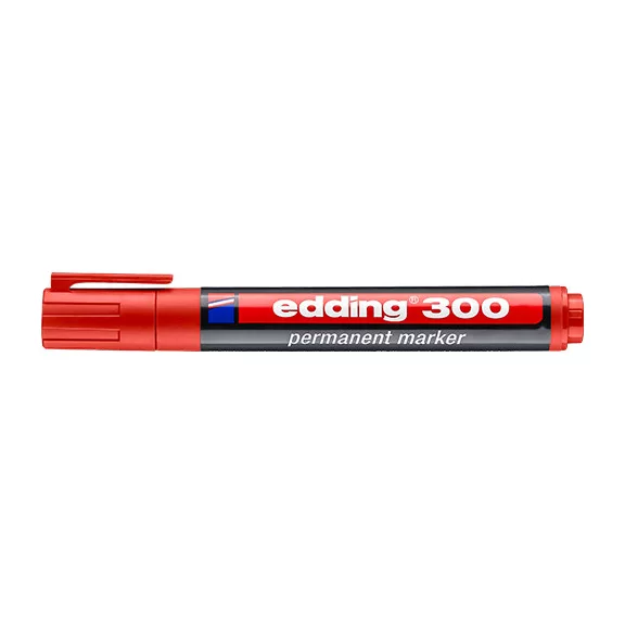 Marker Edding 300 permanent piros
