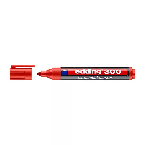 Marker Edding 300 permanent piros