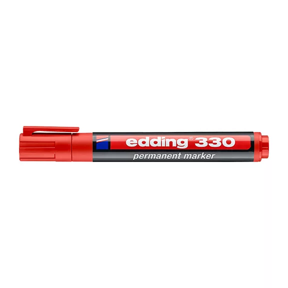 Marker Edding 330 permanent piros