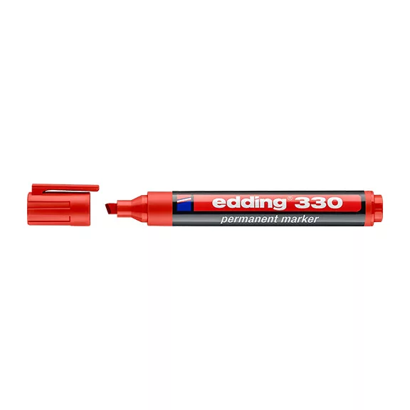 Marker Edding 330 permanent piros