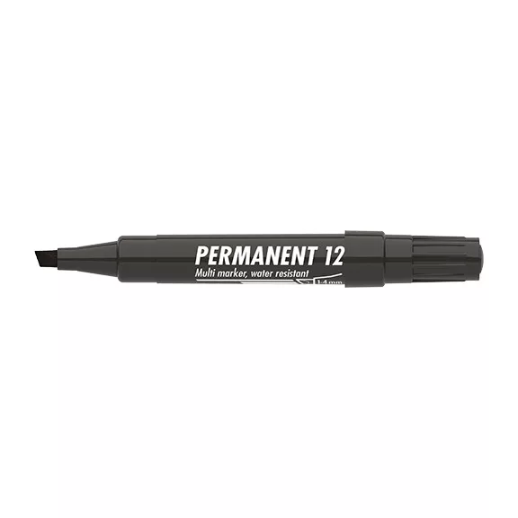 Marker Permanent 12 vágott fekete