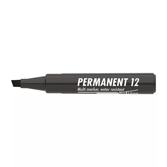 Marker Permanent 12 vágott fekete