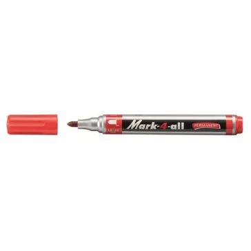 Marker Stabilo Mark-4-all 1.5-2.5 mm permanent kerek piros