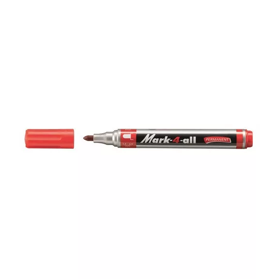 Marker Stabilo Mark-4-all 1.5-2.5 mm permanent kerek piros