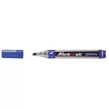 Marker Stabilo Mark-4-all 1-4 mm permanent vágott kék