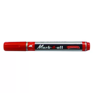 Marker Stabilo Mark-4-all 1-4 mm permanent vágott piros