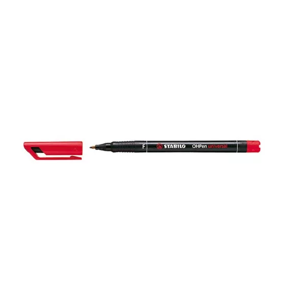 Marker Stabilo OHPen 842 F permanent piros