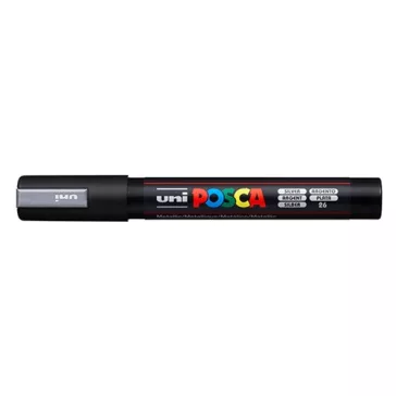 Marker Uni dekor Posca PC-5M ezüst 1,8-2,5 mm