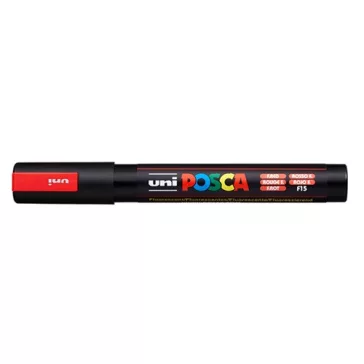 Marker Uni dekor Posca PC-5M piros 1,8-2,5 mm