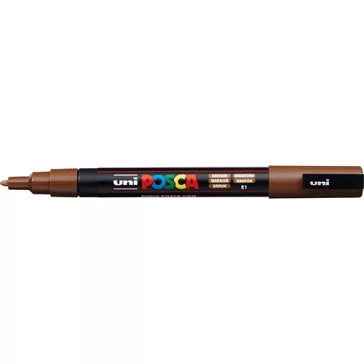 Marker Uni dekor Posca PC-3M Barna 0,9-1,3 mm