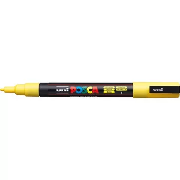 Marker Uni dekor Posca PC-3M Sárga 0,9-1,3 mm