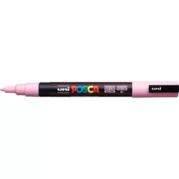 Marker Uni dekor Posca PC-3M Világos rózsaszín 0,9-1,3 mm