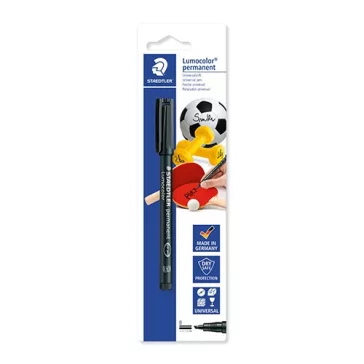   Marker Staedtler Lumocolor permanent B fekete sporteszközök jelölése bliszteres