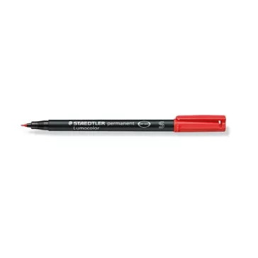 Marker Staedtler Lumocolor permanent S piros