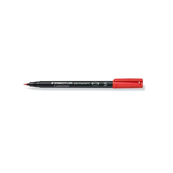 Marker Staedtler Lumocolor permanent S piros