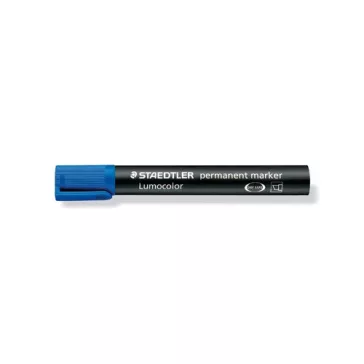 Marker Staedtler Lumocolor permanent vágott kék