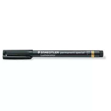 Marker Staedtler Lumocolor permanent F fekete speciális