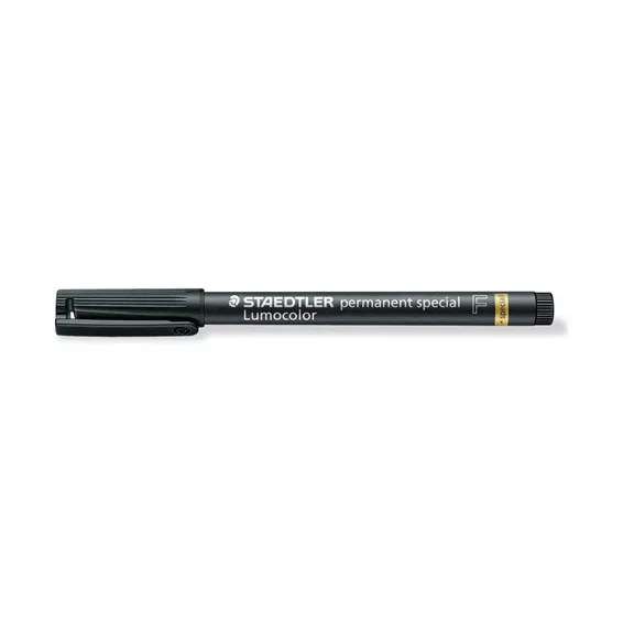 Marker Staedtler Lumocolor permanent F fekete speciális