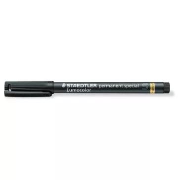 Marker Staedtler Lumocolor permanent S fekete speciális