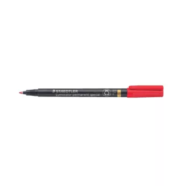 Marker Staedtler Lumocolor permanent F piros speciális