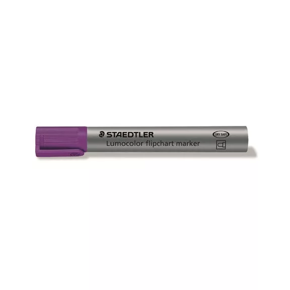 Táblamarker Staedtler Lumocolor flipchart kerek lila