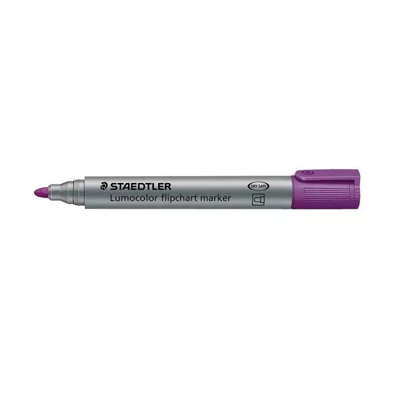 Táblamarker Staedtler Lumocolor flipchart kerek lila