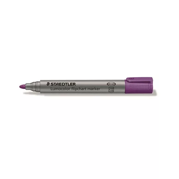 Táblamarker Staedtler Lumocolor flipchart kerek lila