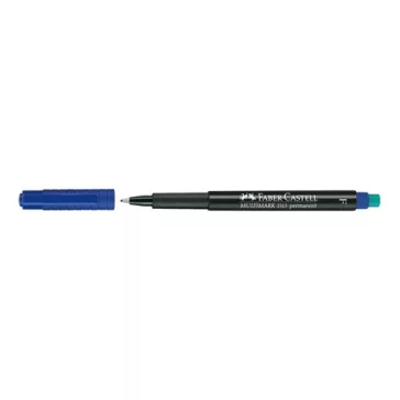 Marker Faber-Castell permanent F kék
