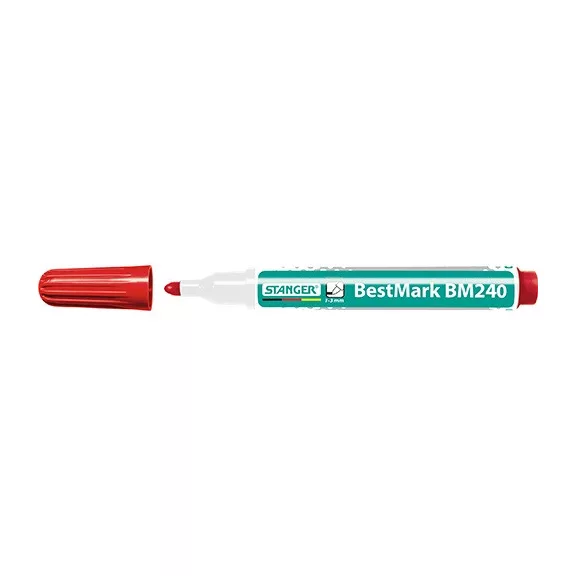 Táblamarker Stanger BM240 kerek 1-3 mm piros Táblamarker Stanger BM240 kerek 1-3 mm piros