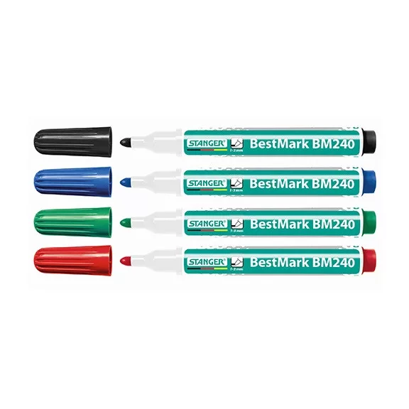 Táblamarker Stanger BM240 kerek 1-3 mm 4 db-os klt. Táblamarker Stanger BM240 kerek 1-3 mm 4 db-os klt.